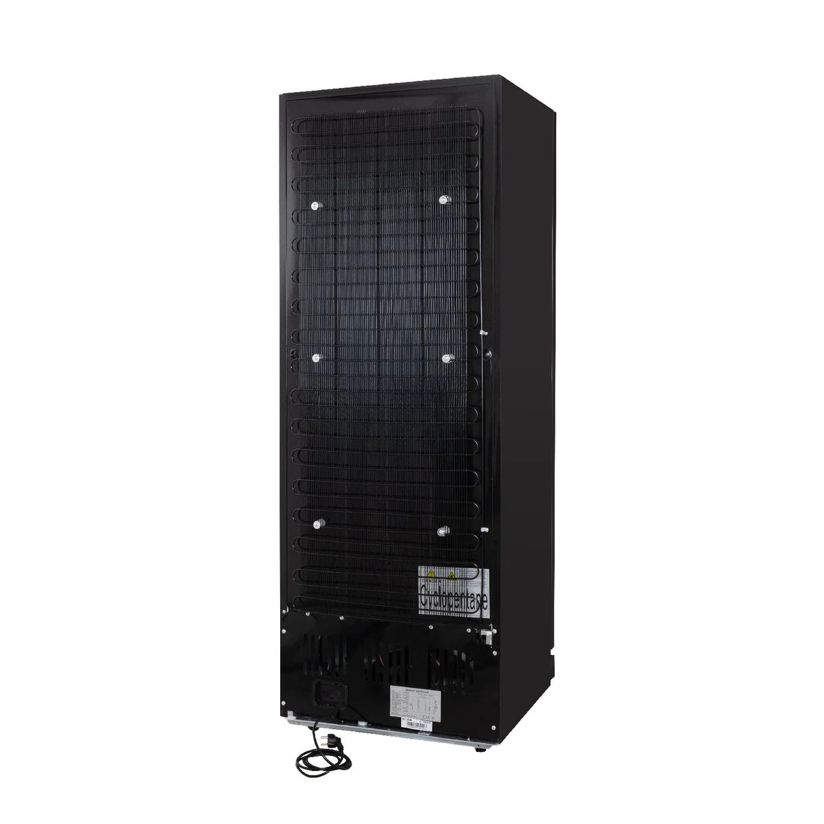 Getränkekühlschrank GK-360BB, 360 Liter Kühlraumvolumen, 4 verstellbare Einlegeböden, Innenbeleuchtung, Abschließbar, Schwarz