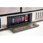 Polar Serie G Edelstahl Barkühlschrank mit 2 Klapptüren 208L