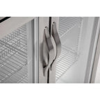 Polar Serie G Edelstahl Barkühlschrank mit 2 Klapptüren 208L
