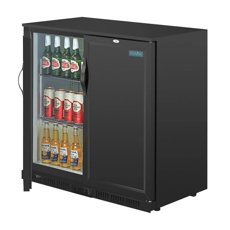 Arrière-bar Polar Série G avec 2 portes abattantes pleines 208 Litres
