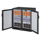 Arrière-bar Polar Série G avec 2 portes abattantes pleines 208 Litres