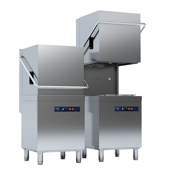 Lave-vaisselle convoyeur inox - 400 V  