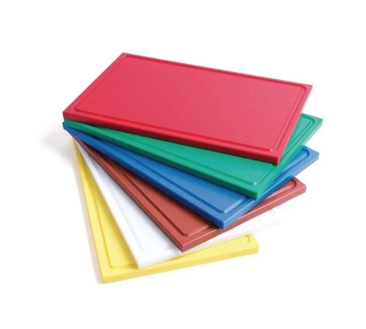 Schneidebrett mit Saftrille Gastro-M GN 1/2 gelb