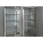 Armoire de congélation ECO 1400 GN 2/1 Monobloc, volume utile 1350 litres, 6 grilles réglables, construction robuste, inox