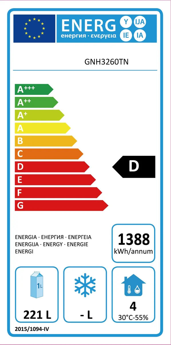Table réfrigérée ECO 0/6 avec dosseret - GN 1/1