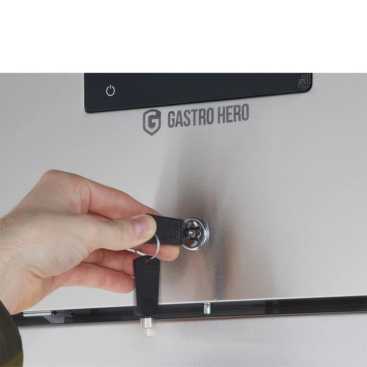 Gastronomie Kühlschrank ECO 700 GN 2/1 Monoblock , 616 Liter Kühlraumvolumen, 3 verstellbare Einlegeböden, Robuste Bauweise, Edelstahl