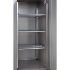 Gastronomie Kühlschrank ECO 700 GN 2/1 Monoblock , 616 Liter Kühlraumvolumen, 3 verstellbare Einlegeböden, Robuste Bauweise, Edelstahl