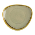 Olympia Kiln dreieckige Teller Moos 165 mm - 6 Stk.