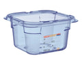 Araven Bac gastronorme GN1/6 ABS bleu 100 mm