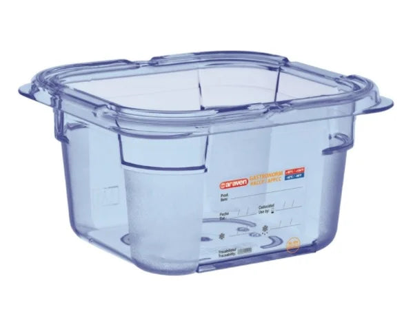 Araven Bac gastronorme GN1/6 ABS bleu 100 mm