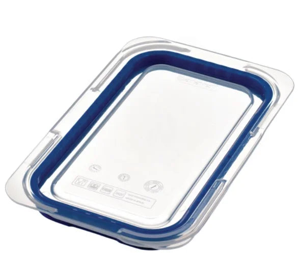 Araven couvercle pour bac alimentaire GN1/4 bleu