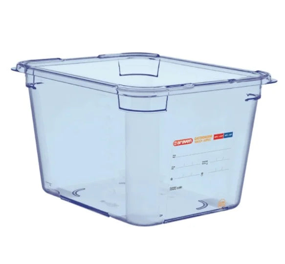 Araven Bac gastronorme GN1/2 bleu 200 mm