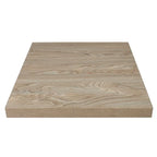 Bolero plateau de table carré aspect antique naturel 70 cm