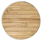 Table haute Bolero Ø600 mm frêne, 1 pied