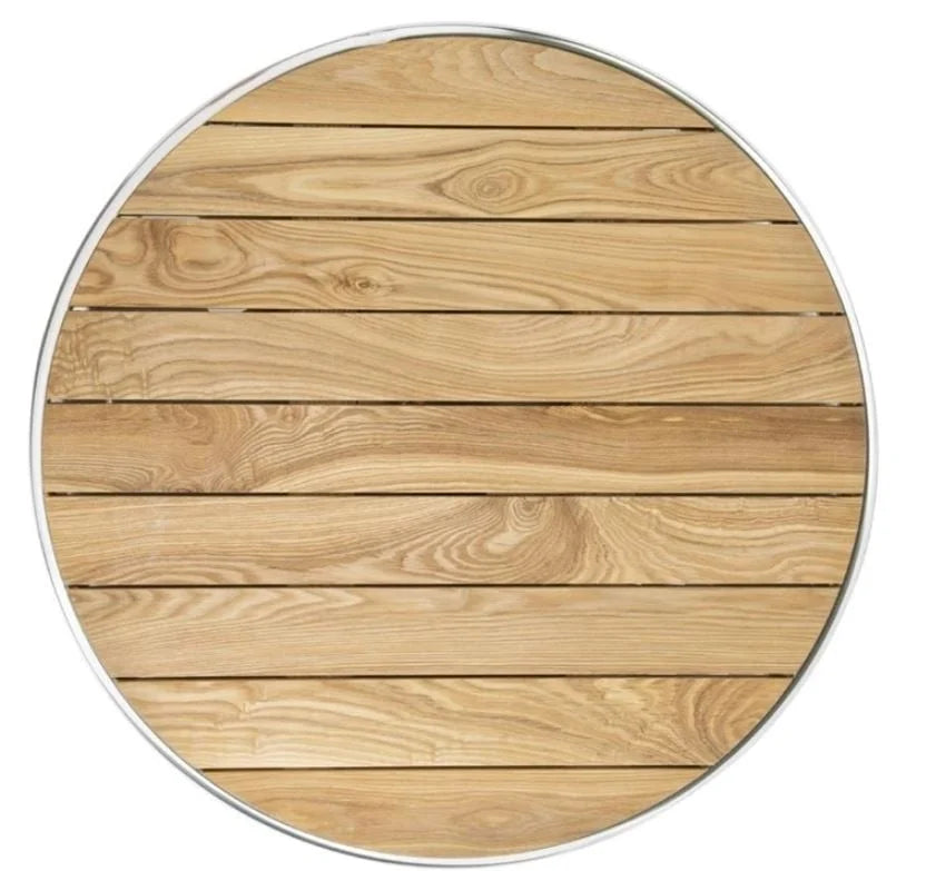Table haute Bolero Ø600 mm frêne, 1 pied