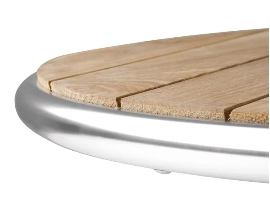 Table haute Bolero Ø600 mm frêne, 1 pied