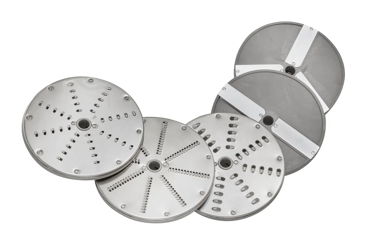 Coupe-légumes Eco avec 5 disques inclus, 300 kg/h, aluminium
