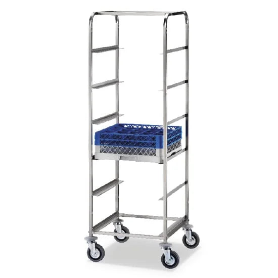 Chariot de transport pour 12 paniers de lave-vaisselle 500x500 mm
