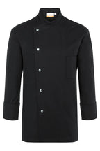 Veste de cuisine pour homme Lars, noire, taille : 58