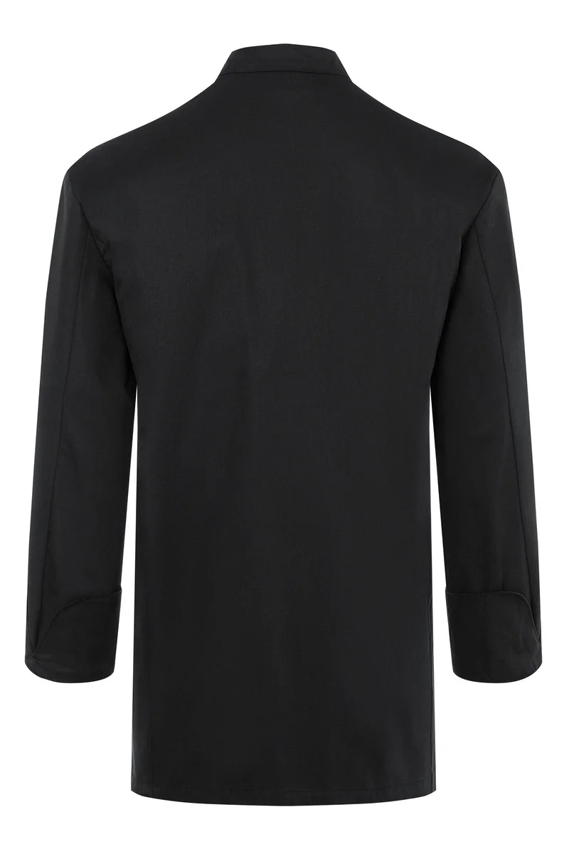 Veste de cuisine pour homme Lars, noire, taille : 58