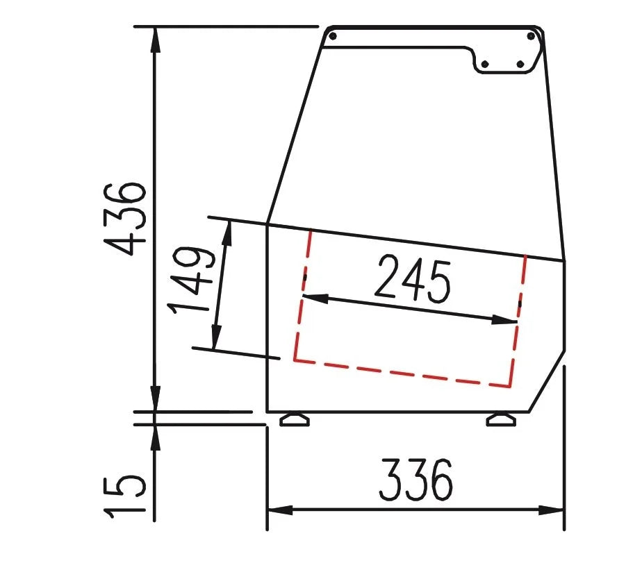 Vitrine réfrigérée Premium 9x 1/4