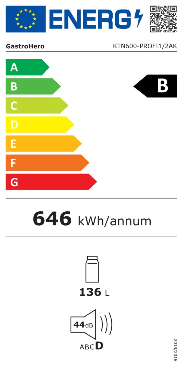 Kühltisch Profi 600 1/2 Superior mit Aufkantung