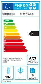 Kühltisch Profi 2/0 Superior mit Aufkantung - GN 1/1