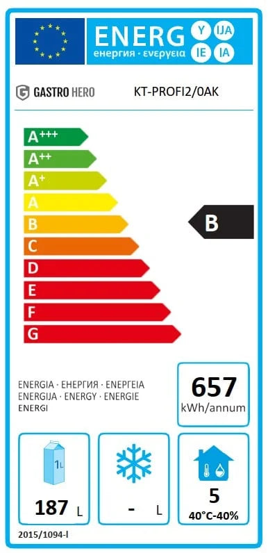 Kühltisch Profi 2/0 Superior mit Aufkantung - GN 1/1