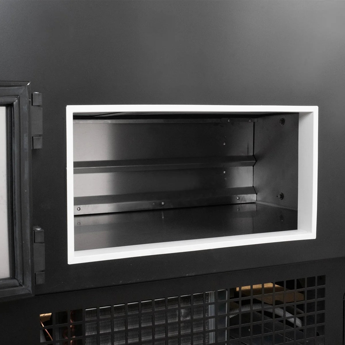 Kühltheke TITAN 997 mm schwarz, LED-Beleuchtung, gekühlter Unterbau