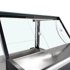 Kühltheke TITAN 997 mm schwarz, LED-Beleuchtung, gekühlter Unterbau