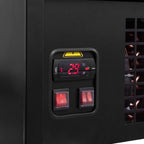 Kühltheke TITAN 997 mm schwarz, LED-Beleuchtung, gekühlter Unterbau
