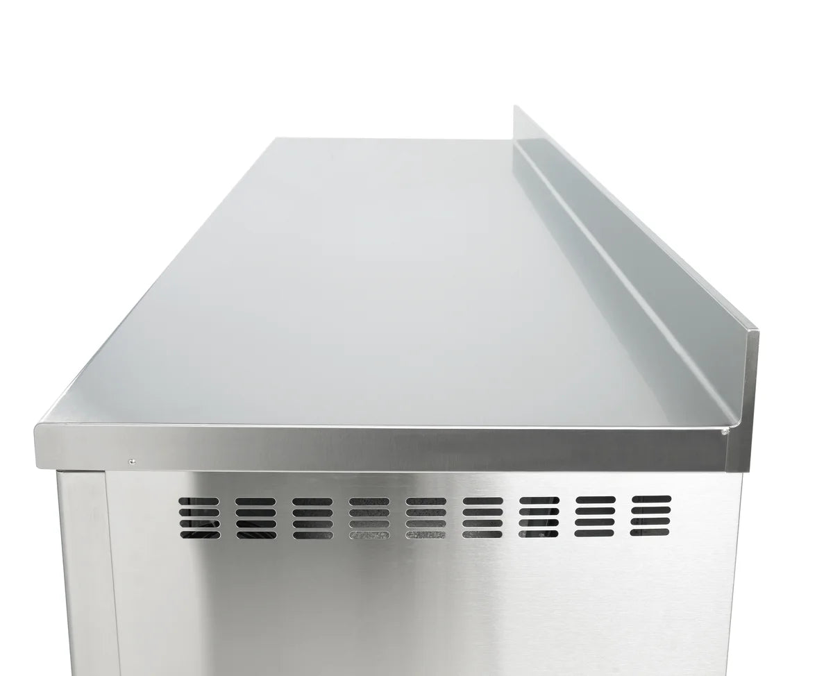 Table réfrigérée boulangerie Premium 0/4 avec dosseret