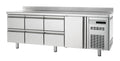 Table réfrigérée boulangerie Premium 1/6 avec dosseret