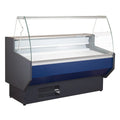 Comptoir réfrigéré PROFI 150 - vitre frontale arrondie, 1525 mm, avec éclairage LED