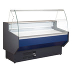 Comptoir réfrigéré PROFI 150 - vitre frontale arrondie, 1525 mm, avec éclairage LED