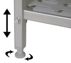 Standregal Profi 2225 x 400 x 1670 mm, 4 Böden