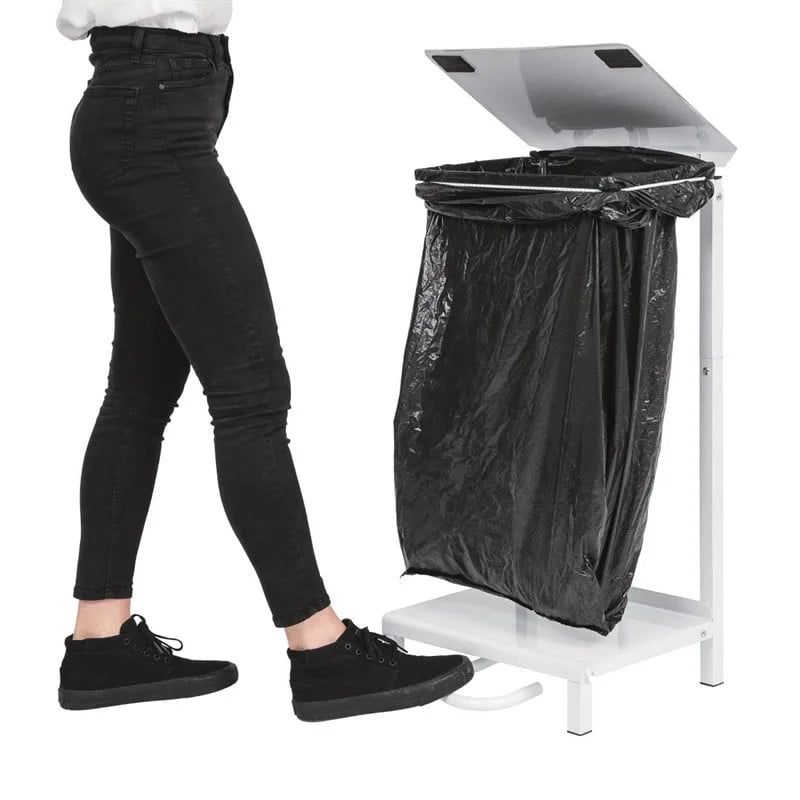Support de sac poubelle Jantex blanc