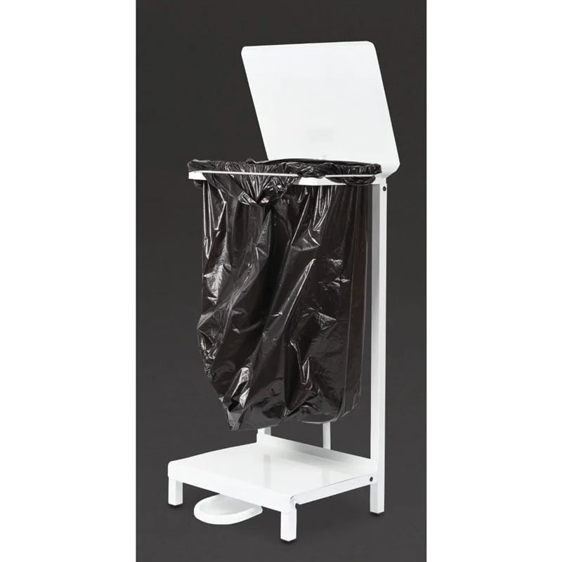 Support de sac poubelle Jantex blanc
