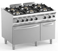 Gasherd Dexion Lux 700 - 100/73 mit Elektrobackofen - 6 Kochstellen - 33 kW