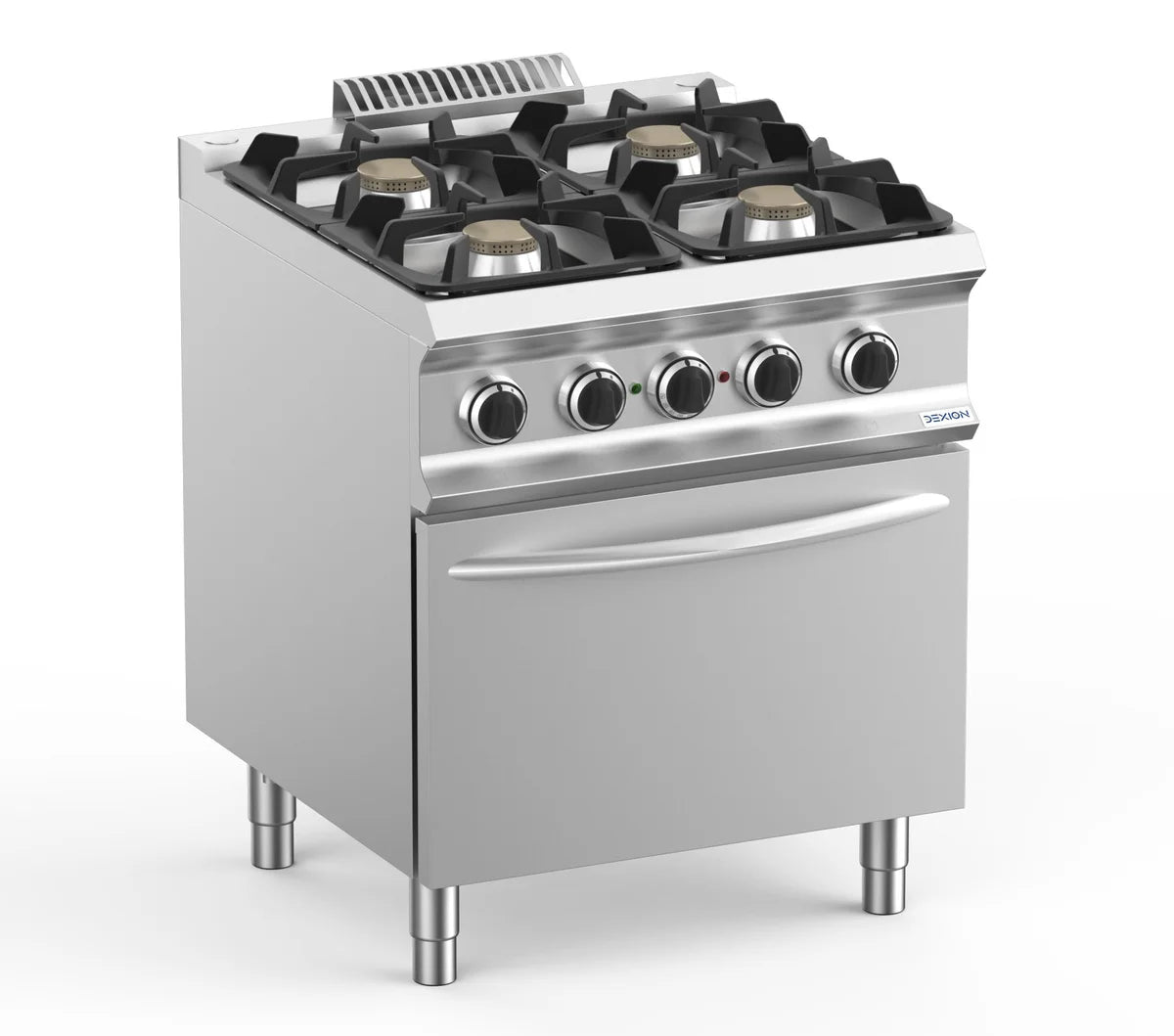 Gasherd Dexion Lux 700 - 70/73 mit Elektrobackofen, Umluft - 4 Kochstellen - 22 kW