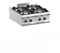 Cuisinière à gaz Dexion Lux 700 - 70/73 - appareil de table - 4 feux - 22 kW