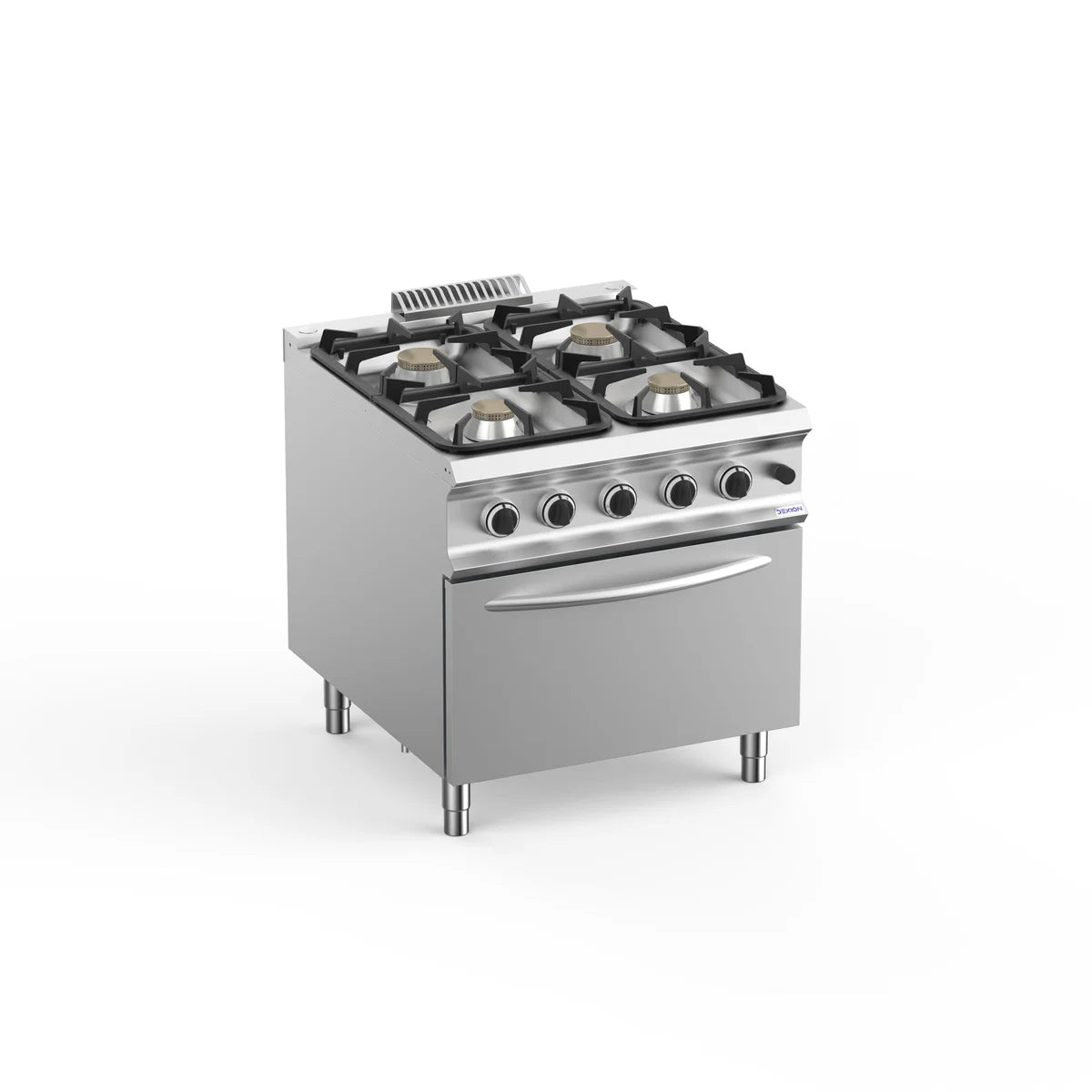 Cuisinière à gaz Dexion Lux 980 - 80/90 avec four à gaz - 4 feux - 29 kW