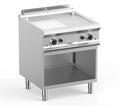 Gasgrillplatte Dexion Lux 700 - 70/73 - ½ glatt, ½ gerillt - 14 kW