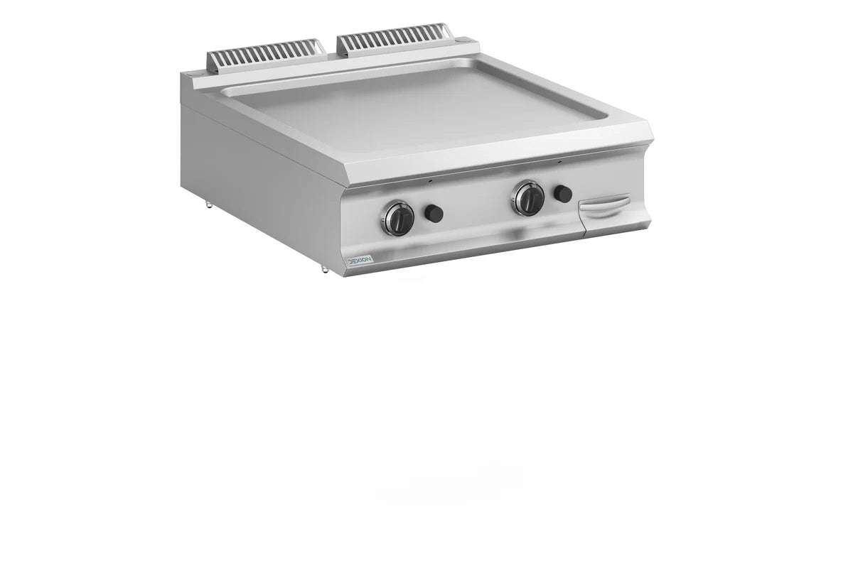 Gas-Grillplatte Dexion Lux 980 - 80/90 - glatt - Tischgerät - 18,4 kW