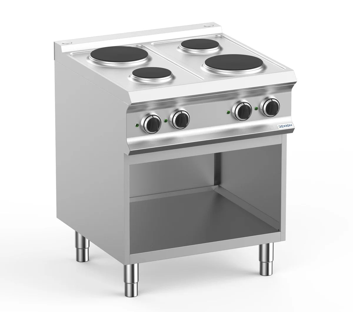 Cuisinière électrique Dexion Lux 700 - 70/73 - 4 zones de cuisson rondes - 8,2 kW