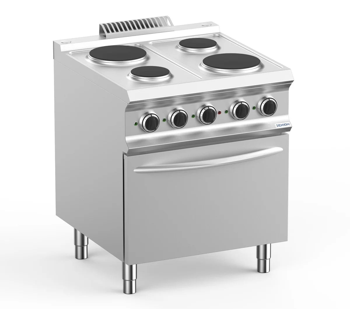 Elektroherd Dexion Lux 700 - 70/73 mit Elektrobackofen - 4 runde Kochflächen - 13,5 kW