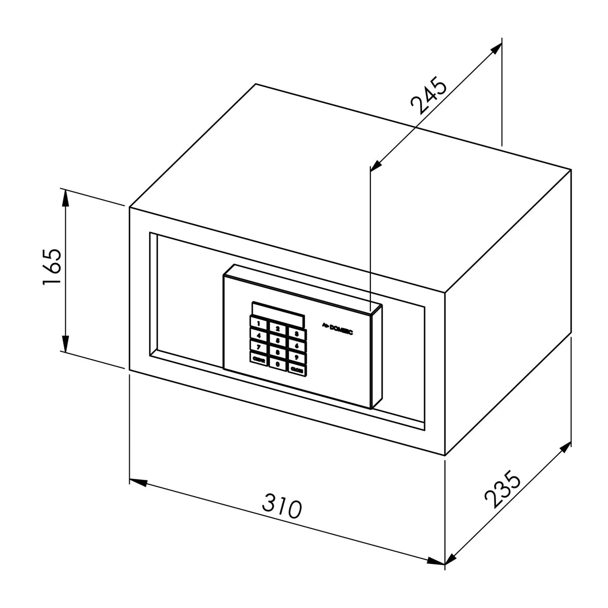 Dometic Hotelsafe MD 310 Standard Class