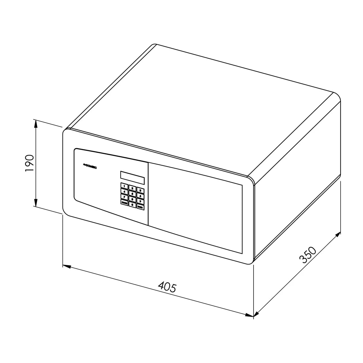 Dometic Hotelsafe MD 408 Premium Class