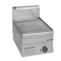 Plancha électrique Série 600 - 40/60 - rainurée - modèle de table - 5 kW