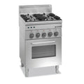 Gasherd Serie 600 - 60/60 mit Elektrobackofen,  Umluft und Elektrogrill